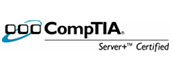 Logo CompTIA Server+ Certified.